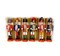 Christmas Nutcracker Set. Wizardi Classic Wooden Festive Decoration F07M14-7-N01382